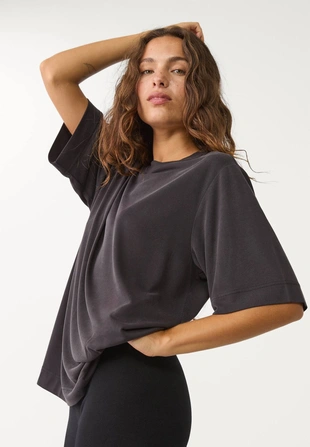 Топ оверсайз из мягкой ткани- Заказать в России