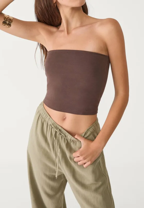 Свободные брюки под лён