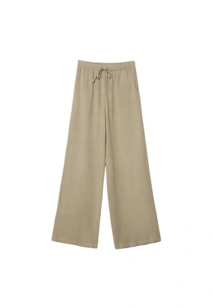 Свободные брюки под лён- Заказать в России