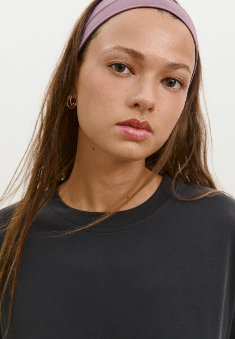 Футболка оверсайз из мягкой ткани