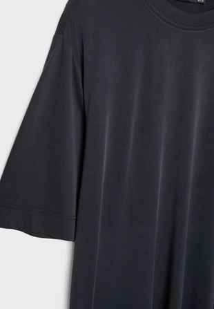 Футболка оверсайз из мягкой ткани- Заказать в России