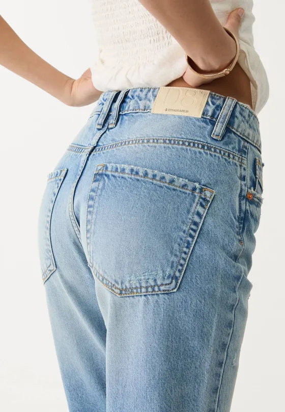Джинсы mom fit
