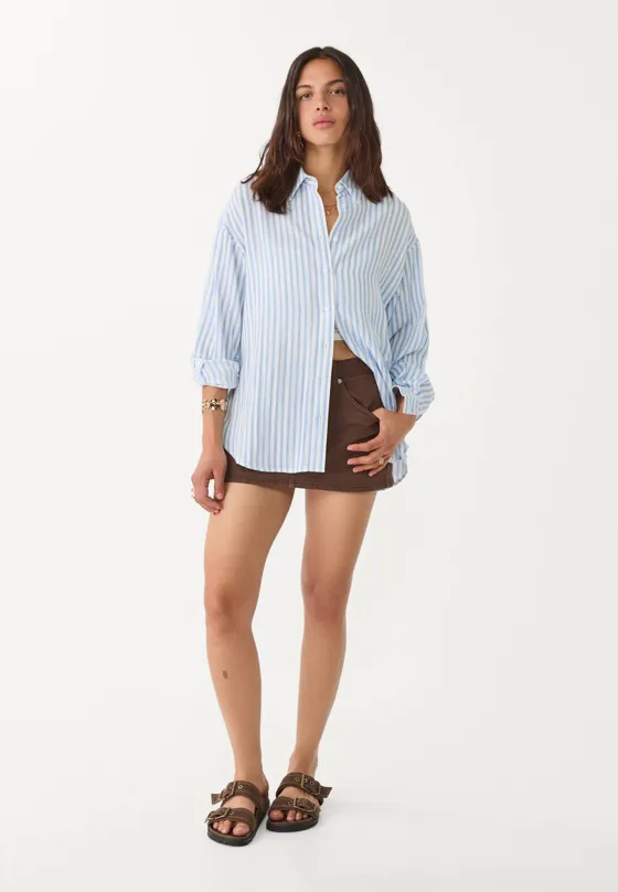 Повседневная рубашка в стиле рустик