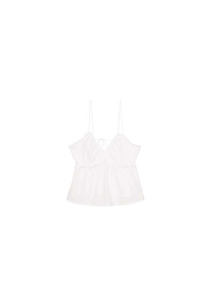 Топ на бретельках с завязками