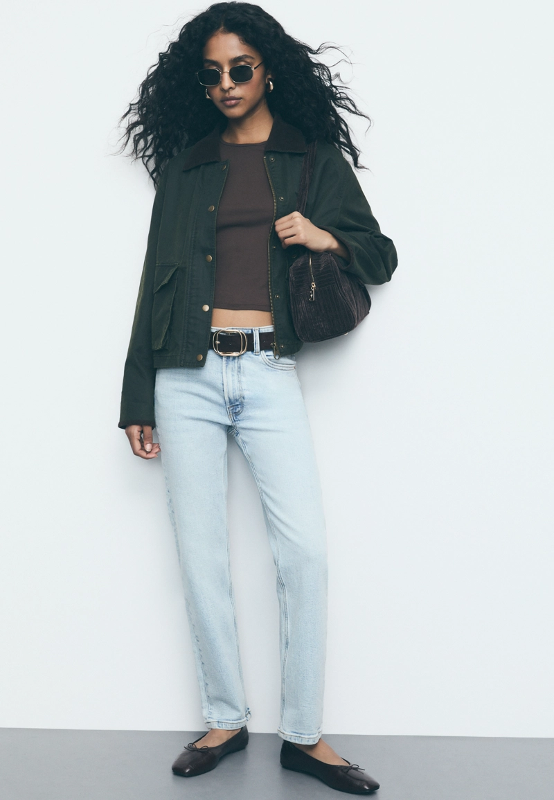 1465 Джинсы mom зауженные