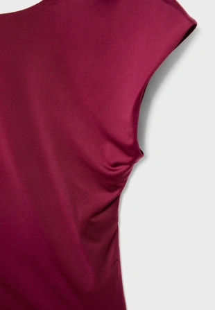 Футболка с открытой спиной- Заказать в России