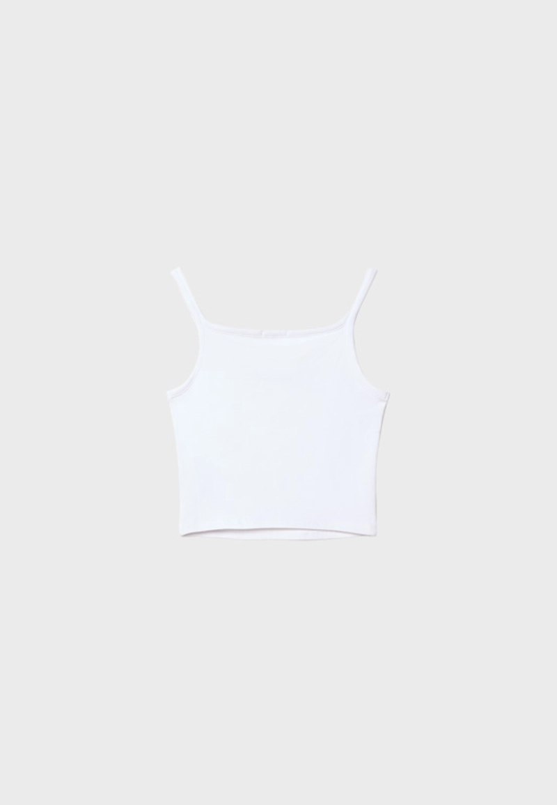 Эластичный топ на бретельках