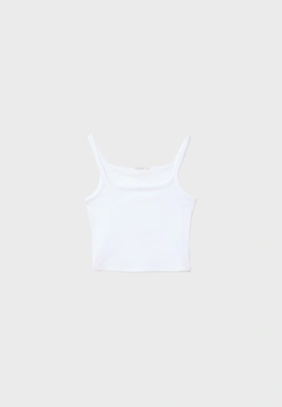 Эластичный топ на бретельках- Заказать в России