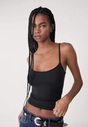 Топ на бретелях из полиамида- Заказать в России