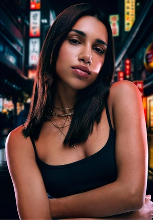 Топ на бретелях из полиамида- Заказать в России