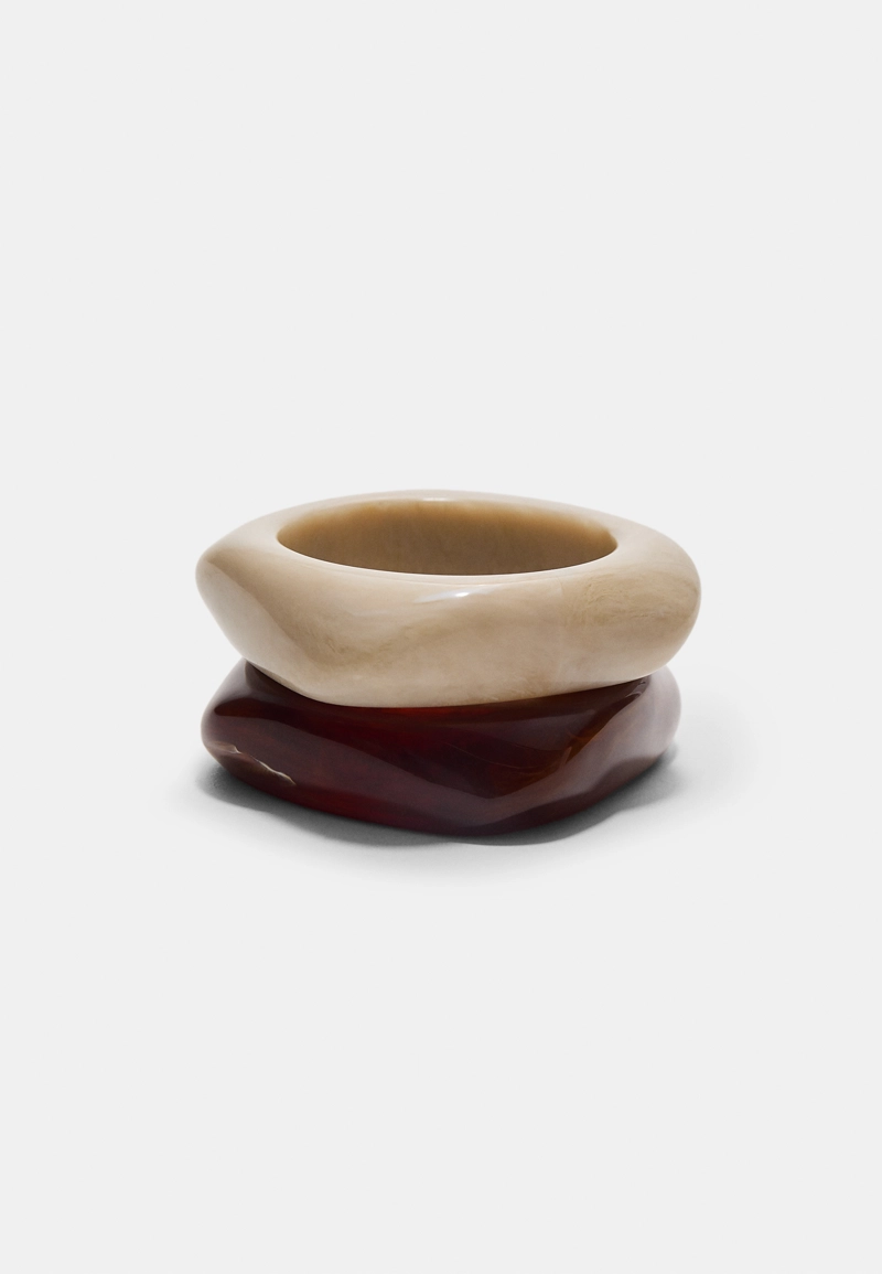 Набор из 2 жестких браслетов