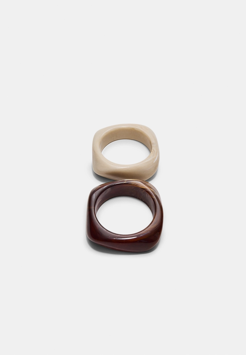 Набор из 2 жестких браслетов