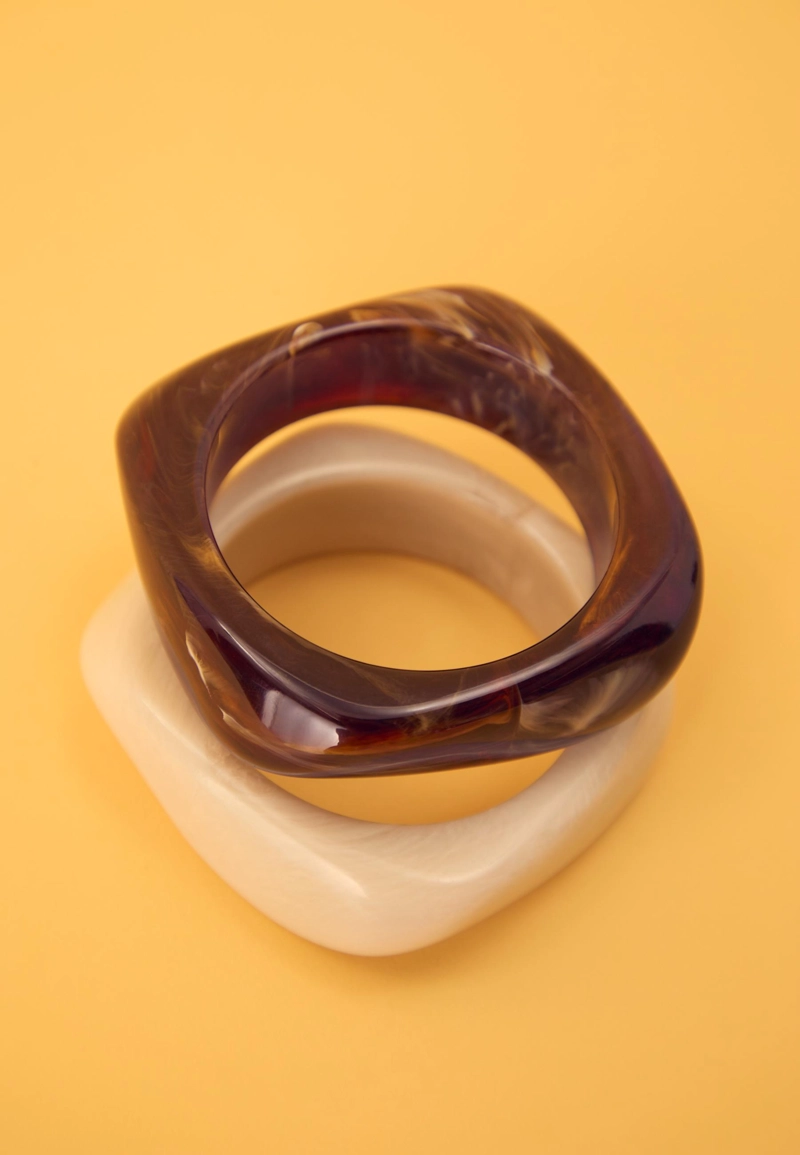 Набор из 2 жестких браслетов