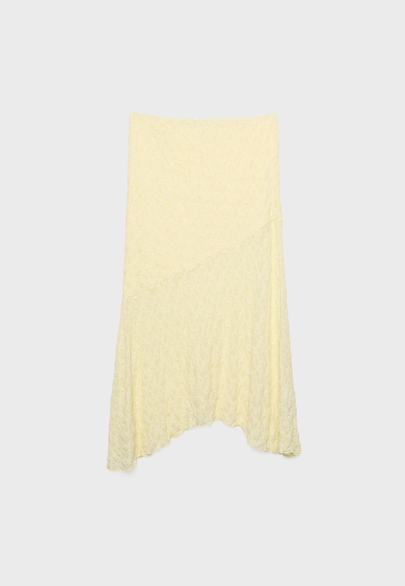 Кружевная юбка-миди