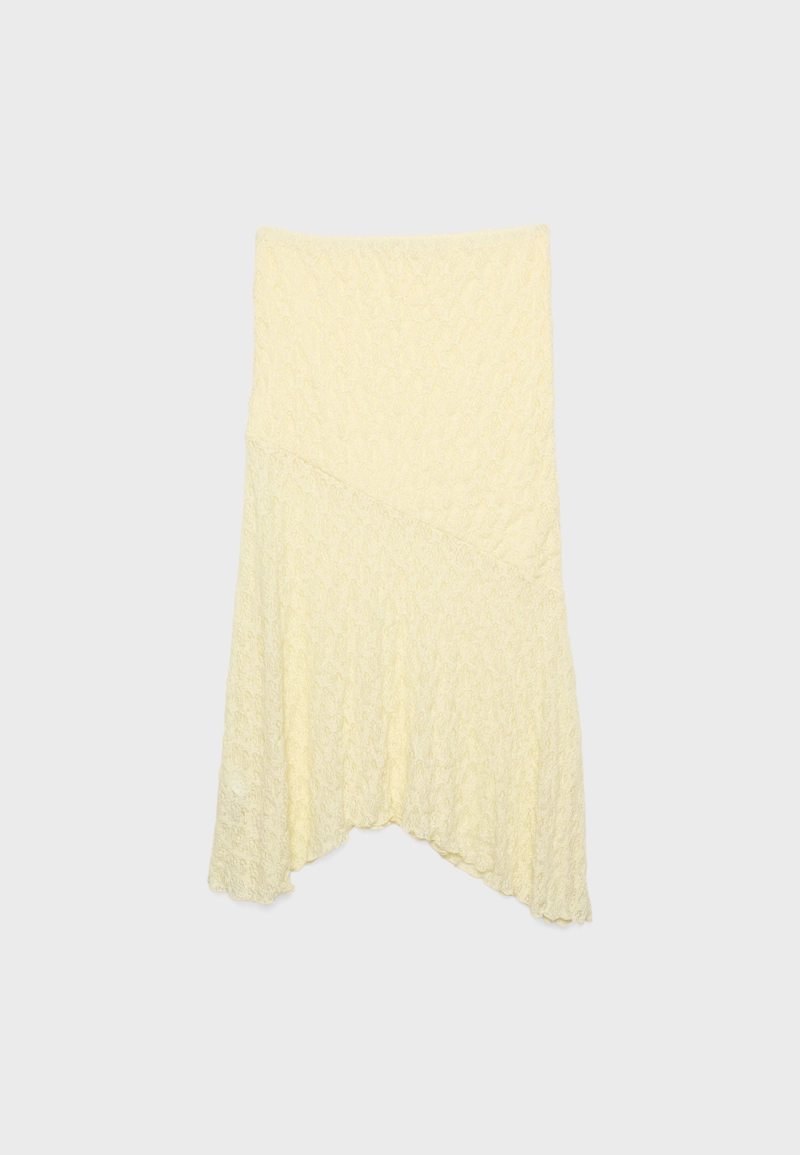 Кружевная юбка-миди