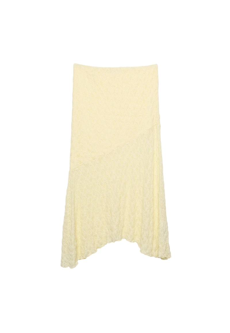 Кружевная юбка-миди