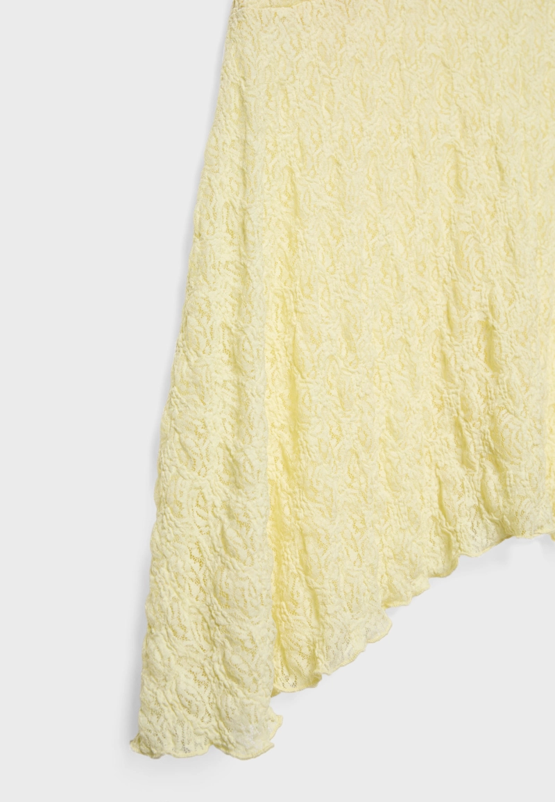 Кружевная юбка-миди