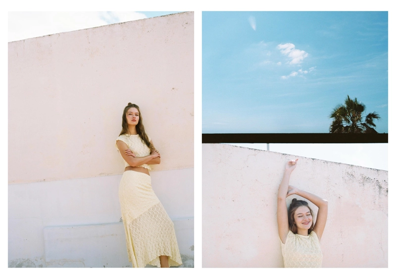 Кружевная юбка-миди