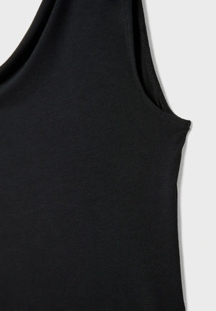 Футболка с асимметричным вырезом- Заказать в России