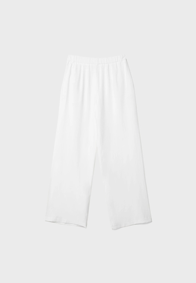 Прямые льняные брюки