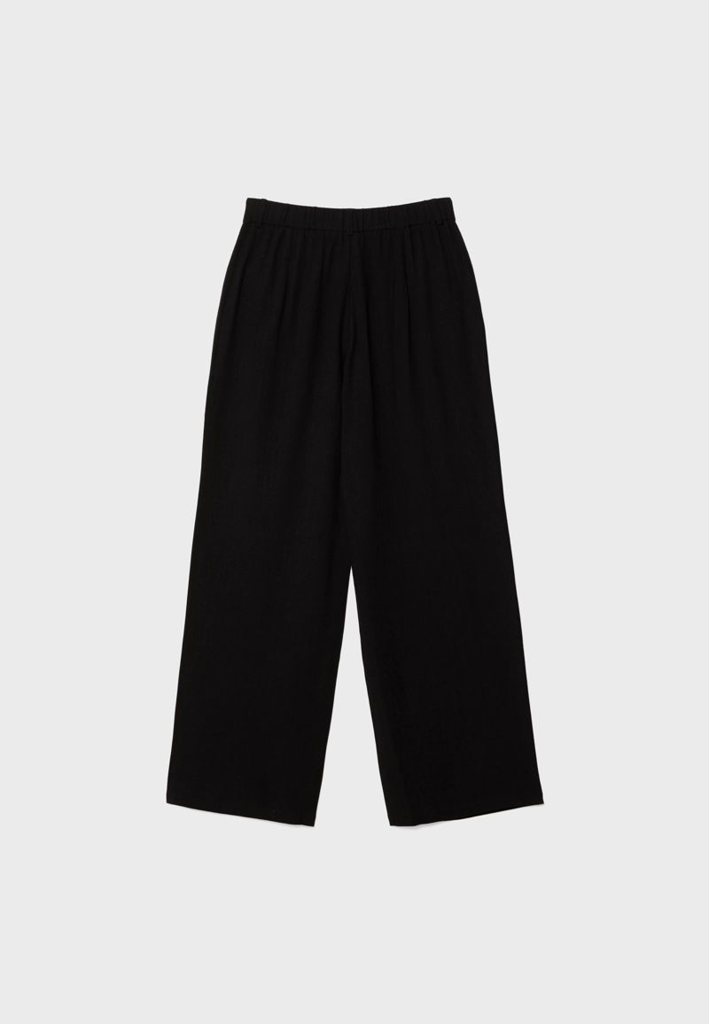 Прямые льняные брюки