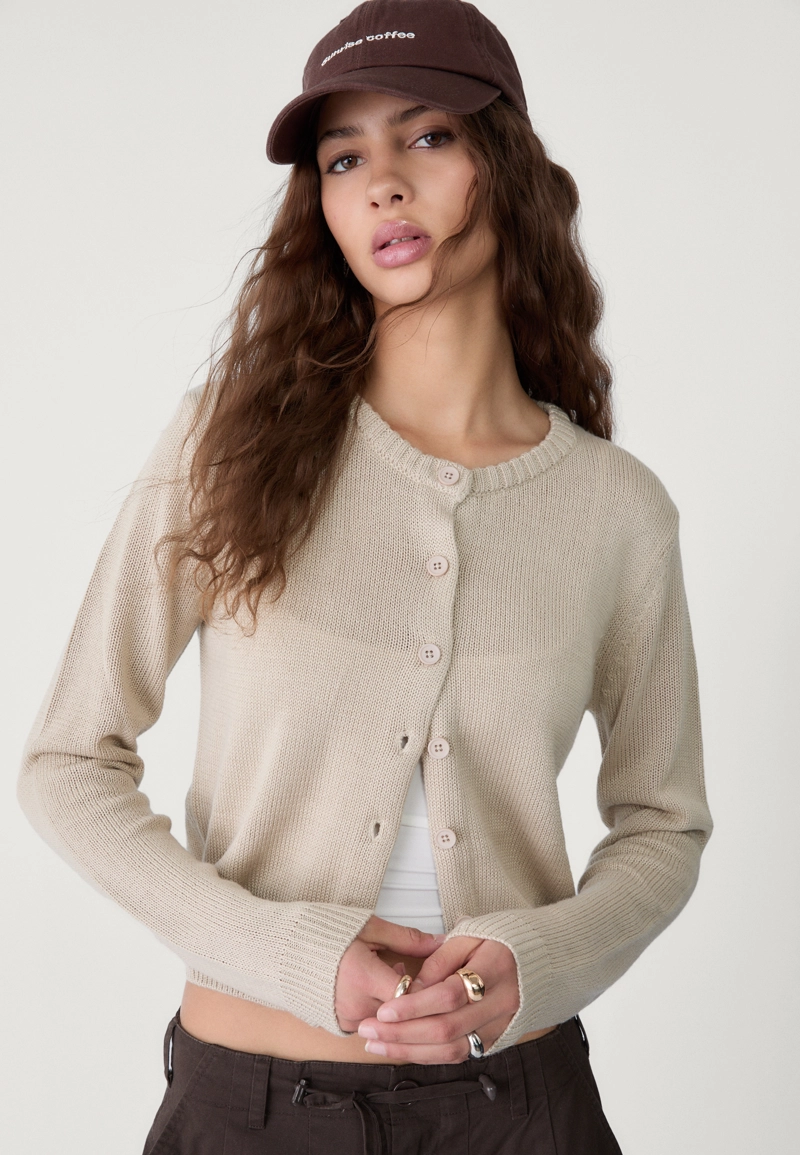 Кардиган с пуговицами