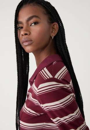 Поло в полоску- Заказать в России