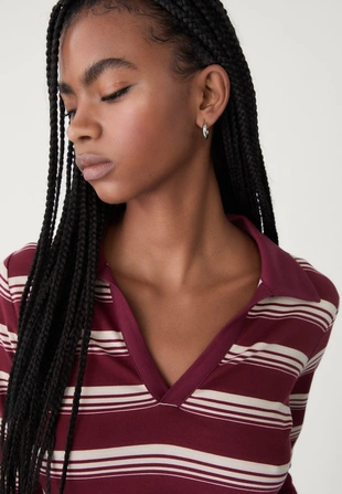 Поло в полоску- Заказать в России