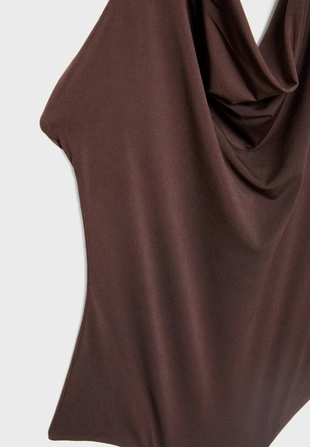 Боди с драпировкой- Заказать в России