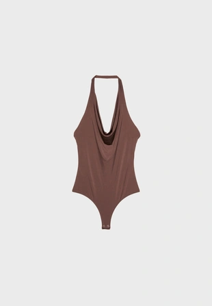 Боди с драпировкой- Заказать в России