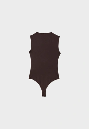 Боди из полиамида с квадратным вырезом- Заказать в России