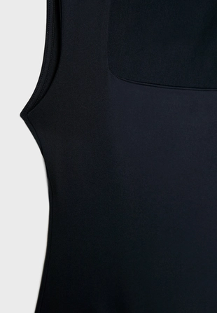 Боди из полиамида с квадратным вырезом- Заказать в России