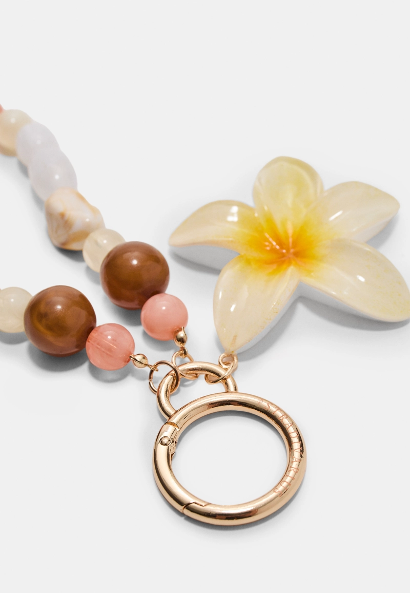 Брелок для ключей с подвеской в виде цветка