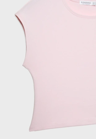 Облегающая базовая кроп-футболка- Заказать в России