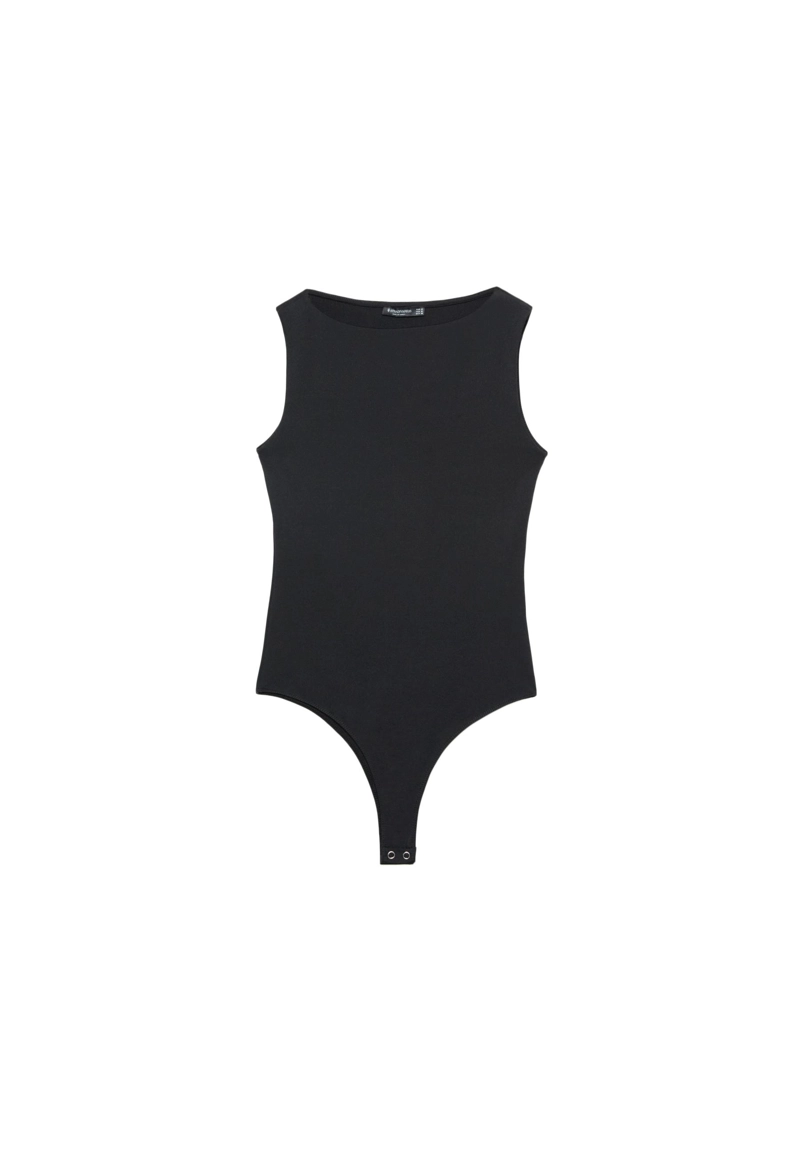 Базовое боди с вырезом “лодочка”