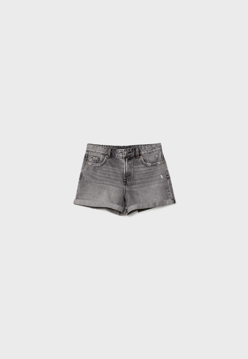 Шорты mom fit D83