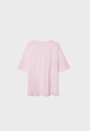 Базовая футболка оверсайз из плотной ткани- Заказать в России