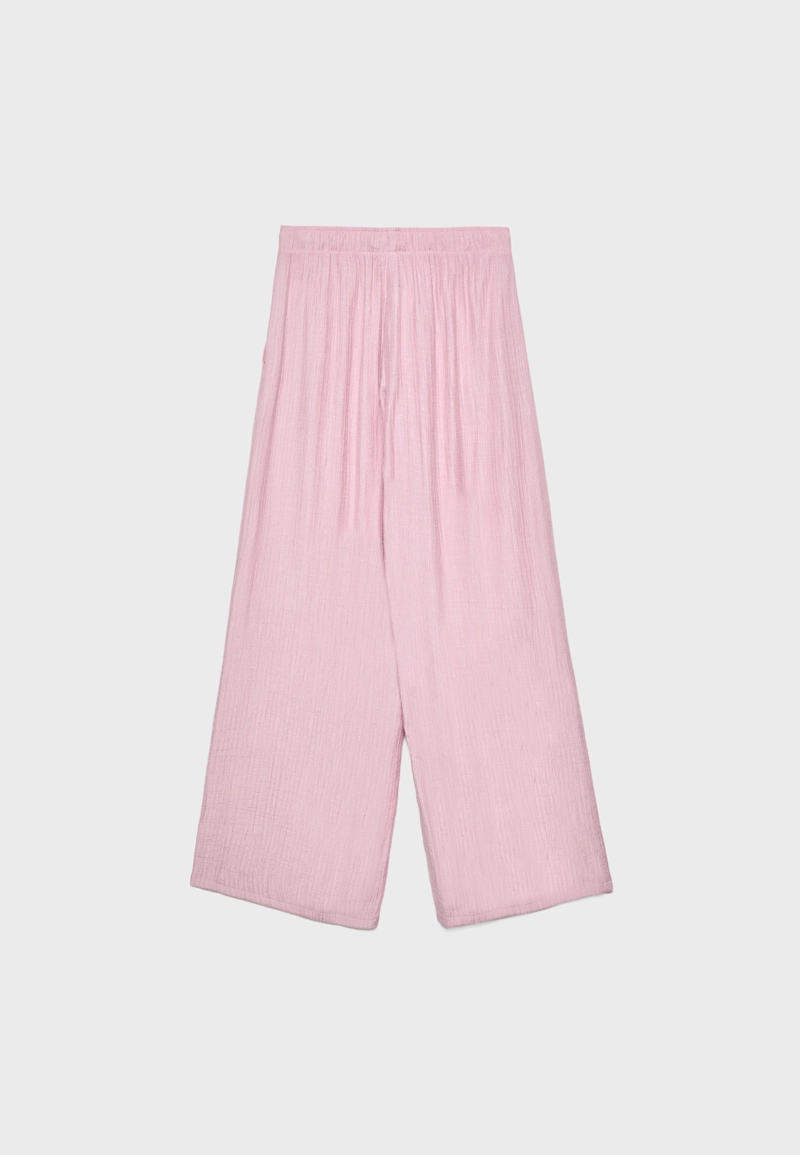 Длинные струящиеся брюки с текстурой