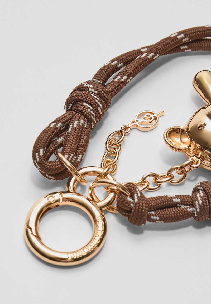 Металлический шарм в виде медвежонка