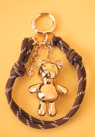 Металлический шарм в виде медвежонка- Заказать в России