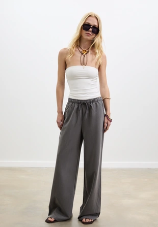 Длинные струящиеся нарядные брюки- Заказать в России