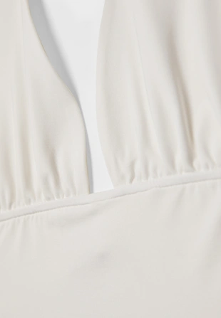 Футболка халтер со сборками- Заказать в России