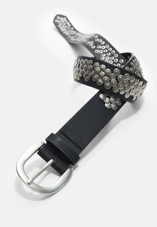 Ремень с заклепками- Заказать в России