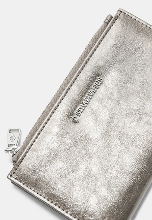 Удлиненный кошелек для карт с блестящей отделкой- Заказать в России