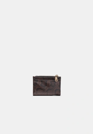 Кошелек-визитница с анималистичным принтом- Заказать в России