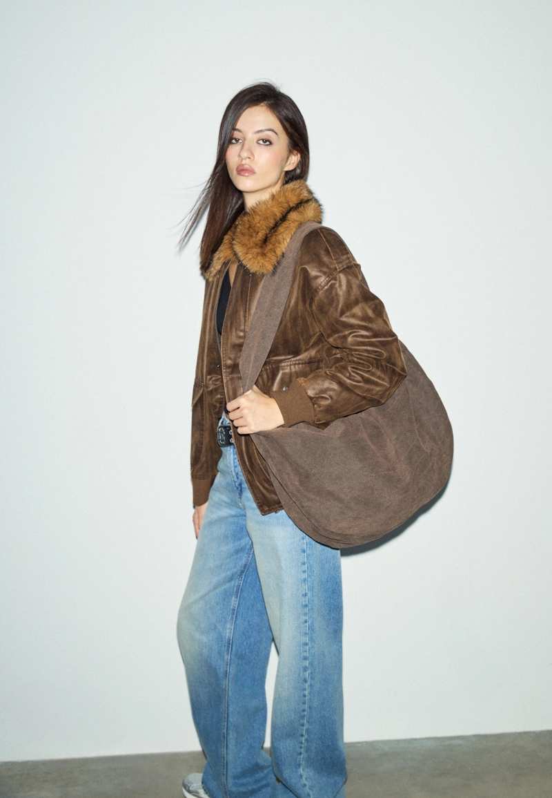 Сумка из стираного хлопка