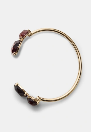 Жесткий браслет с камнями- Заказать в России