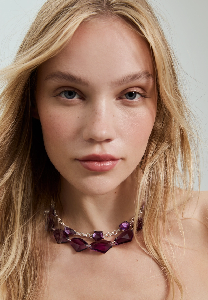 Набор из 2 ожерелий с бусинами