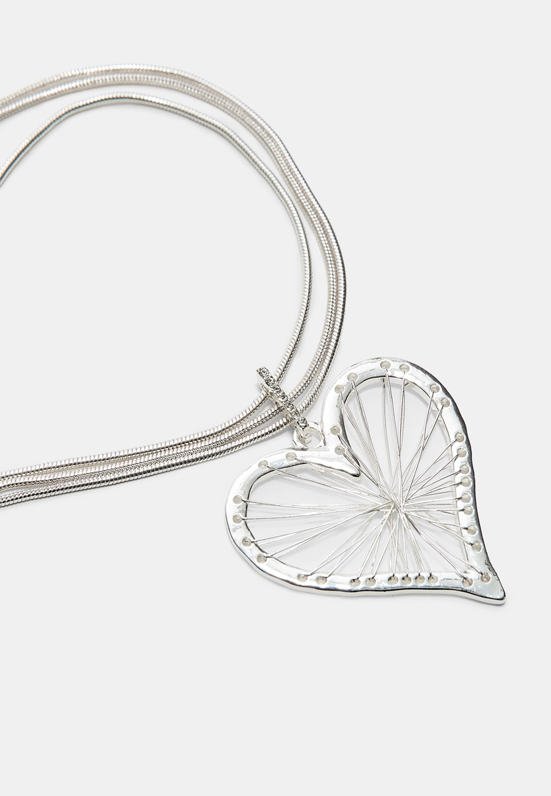 Колье «Металлическое сердце»