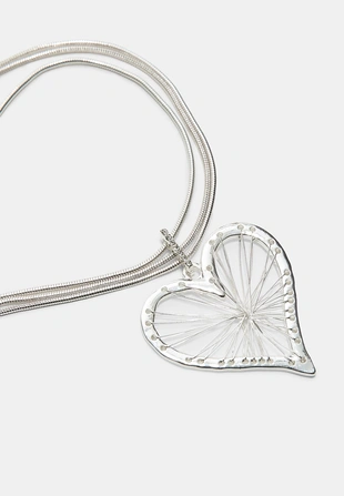 Колье «металлическое сердце»- Заказать в России